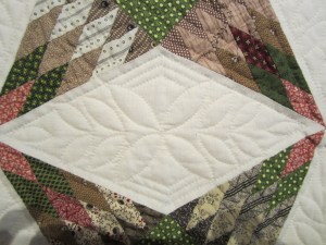 Aline détail quilting