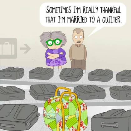 Mr. & Mrs. Bobbins at the Airport