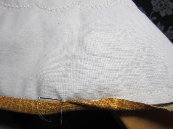 détail finition à lamain