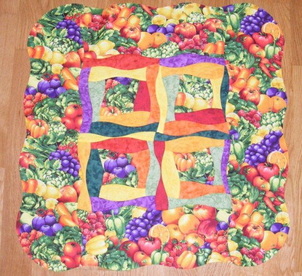 log cabin ondulé Brigitte Janin