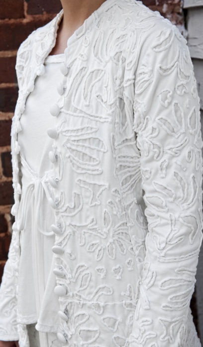 veste blanche al chanin