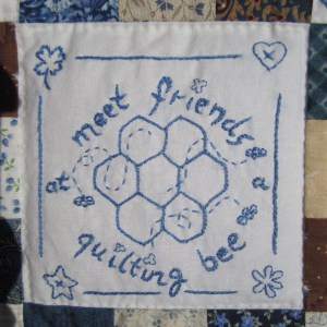 Katell Renon - La Ruche des Quilteuses - Modèle de broderie de Capricorn QUilts