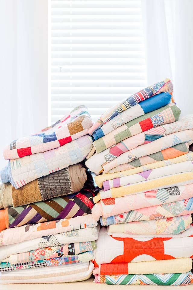 Un autre jour, une autre pile de quilts attrapés !